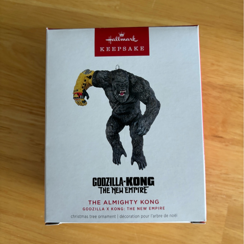 Hallmark 2024 Godzilla-Kong Ornament